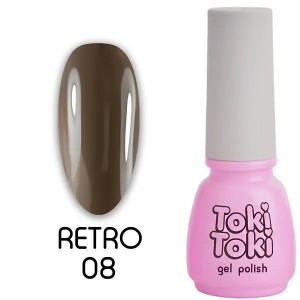 Гель лак TOKI TOKI   Retro № 08, 5 мл